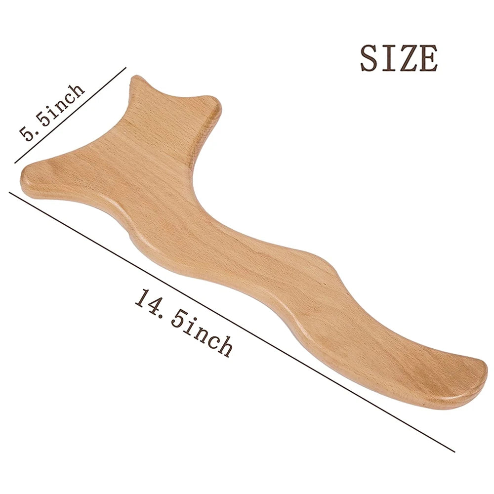 Wood Therapy, Lymphatic Drainage Tool, Lymphatic Paddle, Maderoterapia Colombiana, Wooden Gua Sha, Wood Therapy Massage Tools