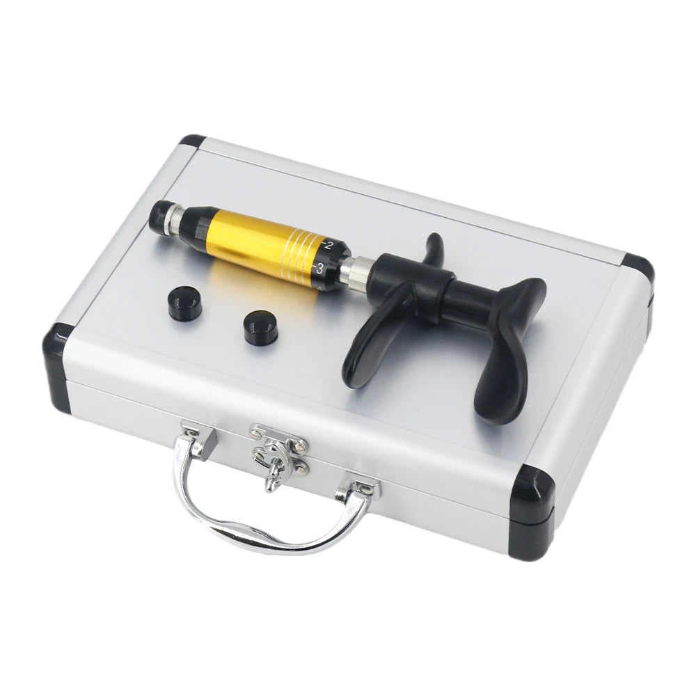 2025 New Chiropractic Adjusting Tool 300N 4Heads Manual Activation Therapy Spine Correction Tools Spinal Adjustment Massage Gun