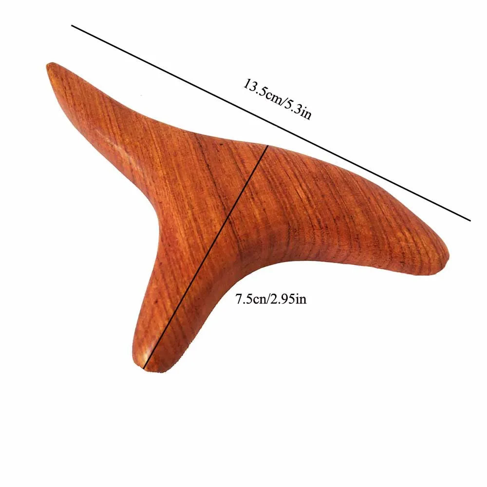 Wood Trigger Point Massage Tools,Professional Gua Sha  Lymphatic Drainage Tools,Wood Therapy Massage for Whole-Body Relieve Pain
