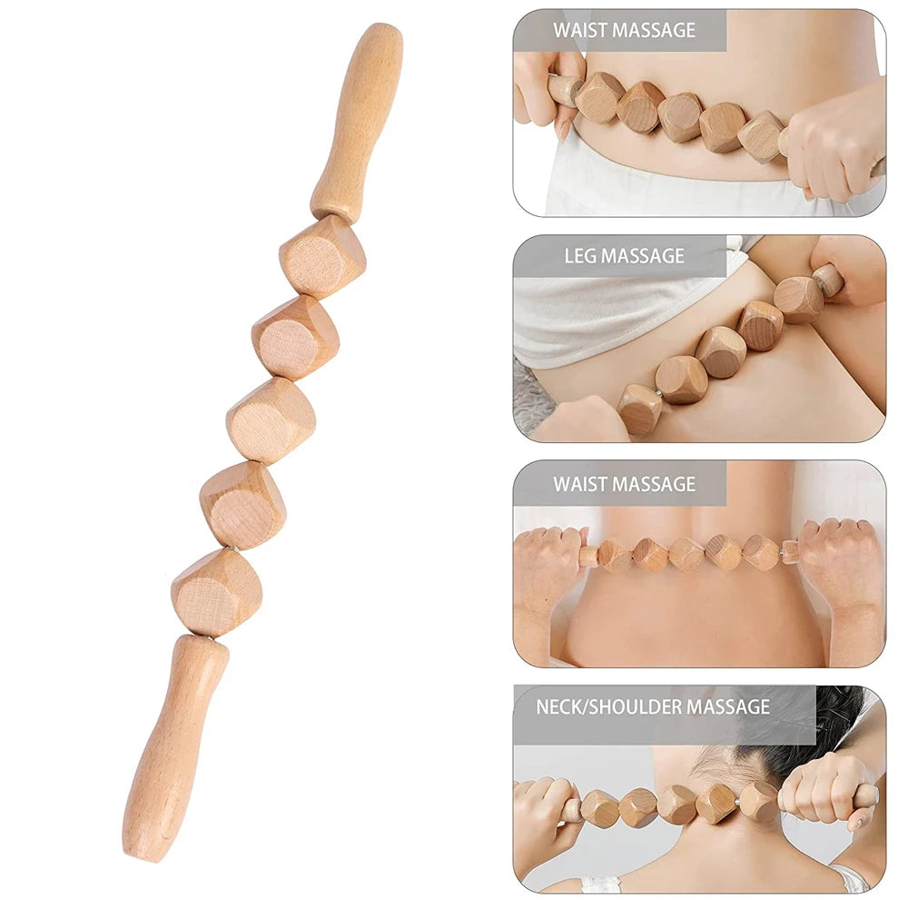 Wood Therapy Massage Tools Maderoterapia Wooden Gua Sha Tool Roller Massage Wooden Swedish Cup Mushroom Massager Anti Cellulite