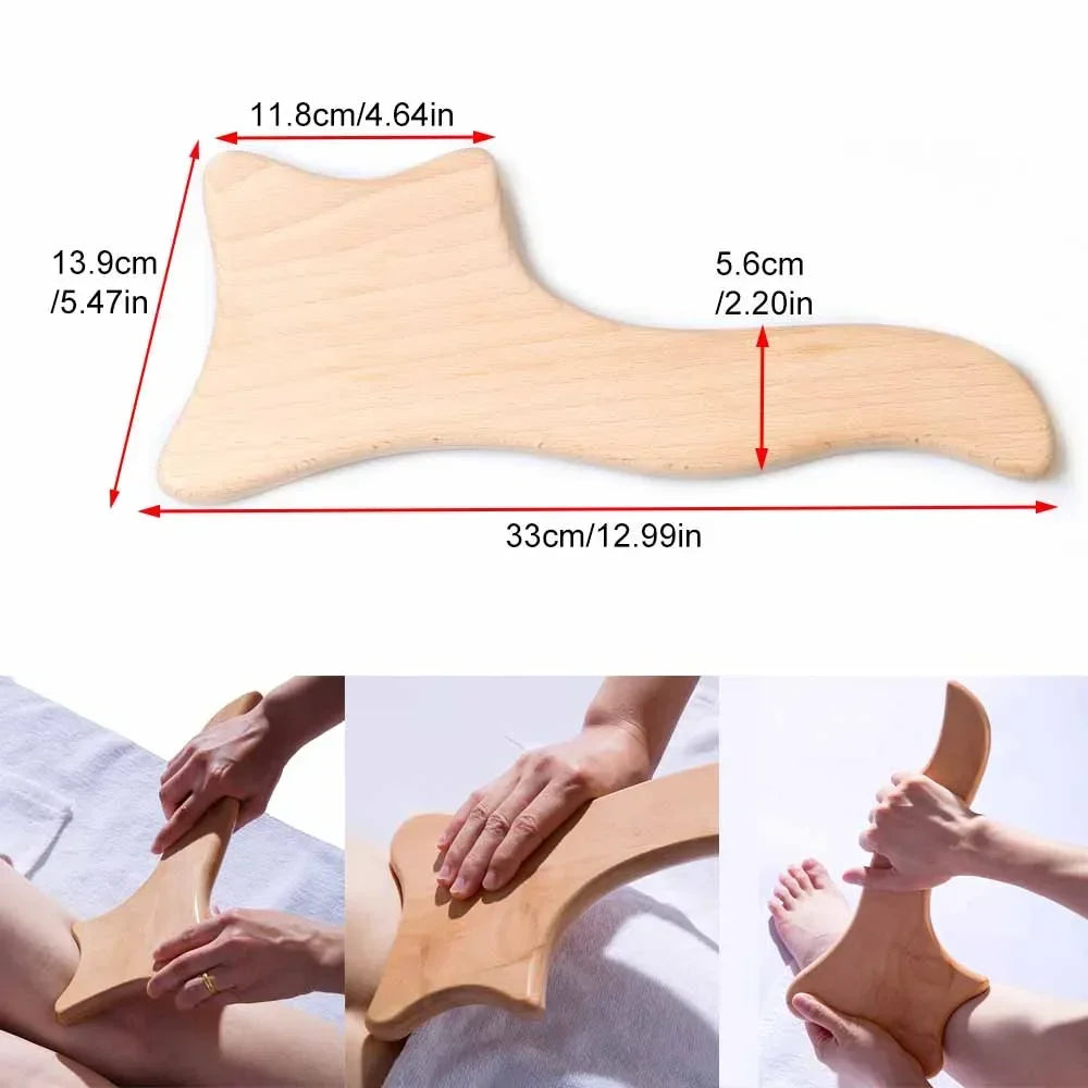 Maderotherapy Kit For Reductive Massage Body Massager Roller Wood Therapy Tools For Body Contour Body Wood Therapy Complete Kit