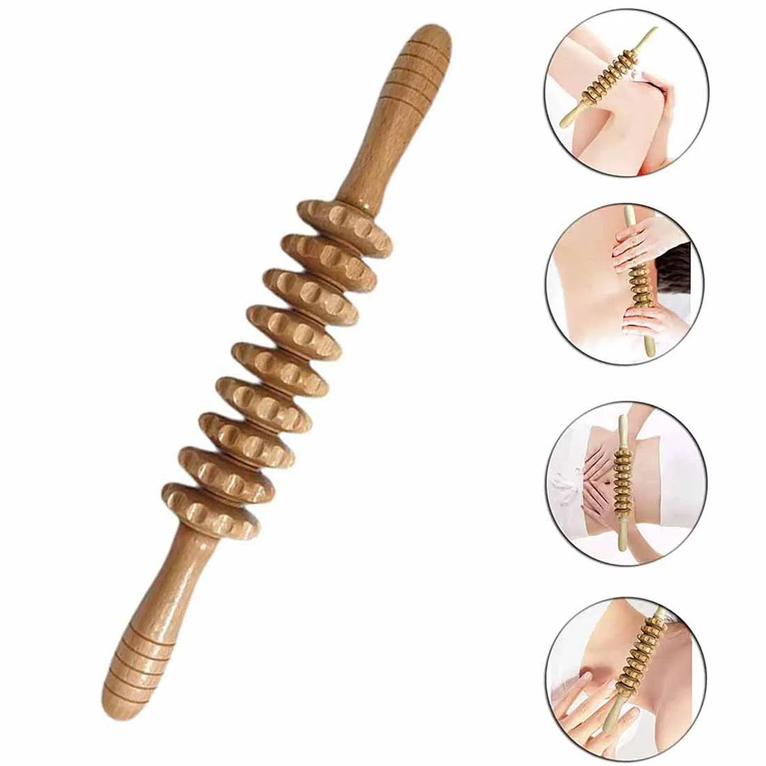 Maderotherapy Kit For Reductive Massage Body Massager Roller Wood Therapy Tools For Body Contour Body Wood Therapy Complete Kit