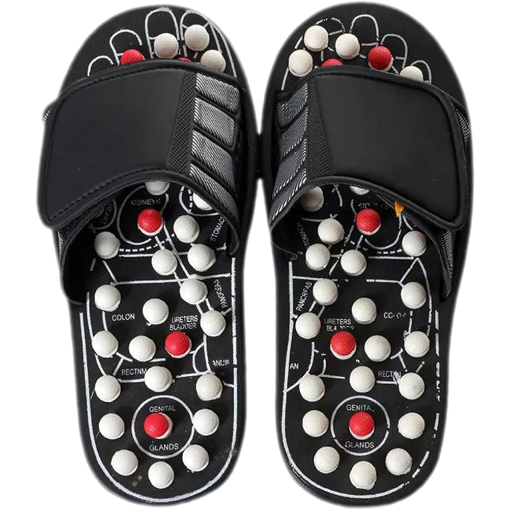 Spring Acupressure and Magnetic Therapy Accu Paduka Slippers - Unisex
