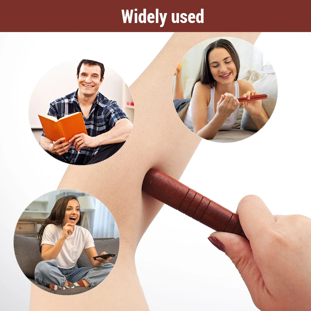 Wooden Foot Spa Physiotherapy Thai Massage Health Relaxation Wood Stick Tools Wooden Massage Stick Manual Massage Health Care