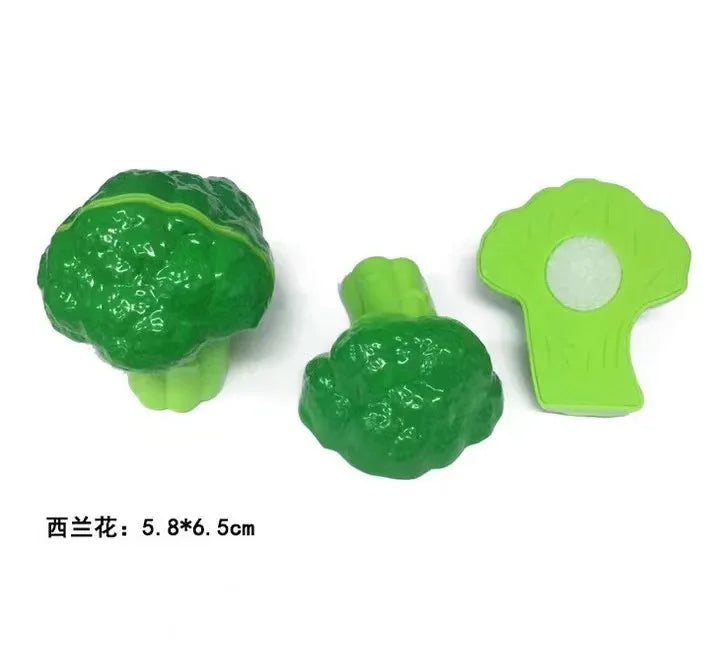 Children's kitchen play house toys Bulk vegetables, fruit bread, fish, cut and cut fruit children's toys