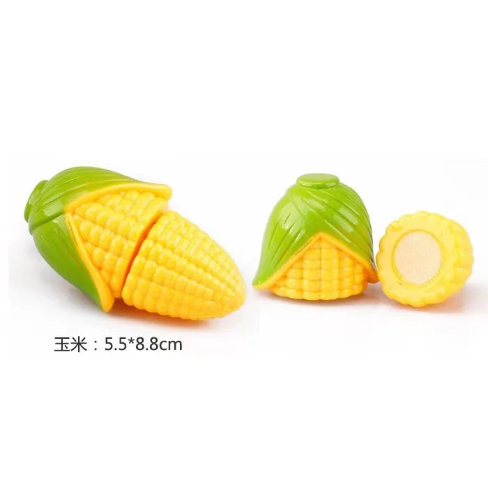 Children's kitchen play house toys Bulk vegetables, fruit bread, fish, cut and cut fruit children's toys