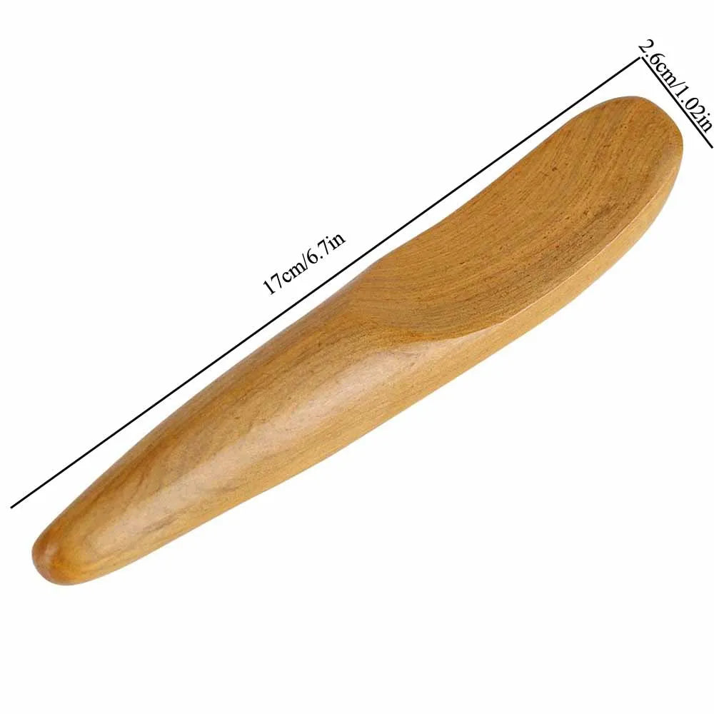 Wood Trigger Point Massage Tools,Professional Gua Sha  Lymphatic Drainage Tools,Wood Therapy Massage for Whole-Body Relieve Pain