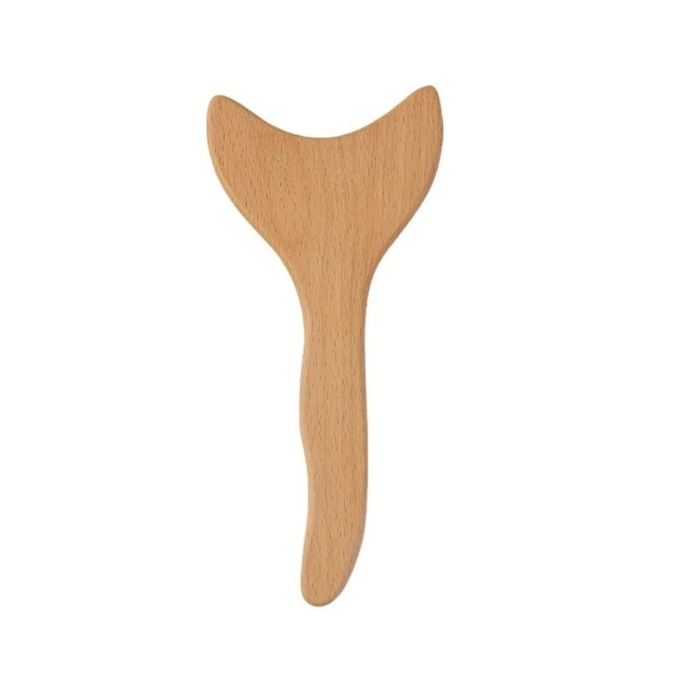 New Anti-Cellulite Wood Therapy Massage Tool One-handed Relaxed Body Sculpting Tools Wood Lymphatic Drainage Massager Gua Sha