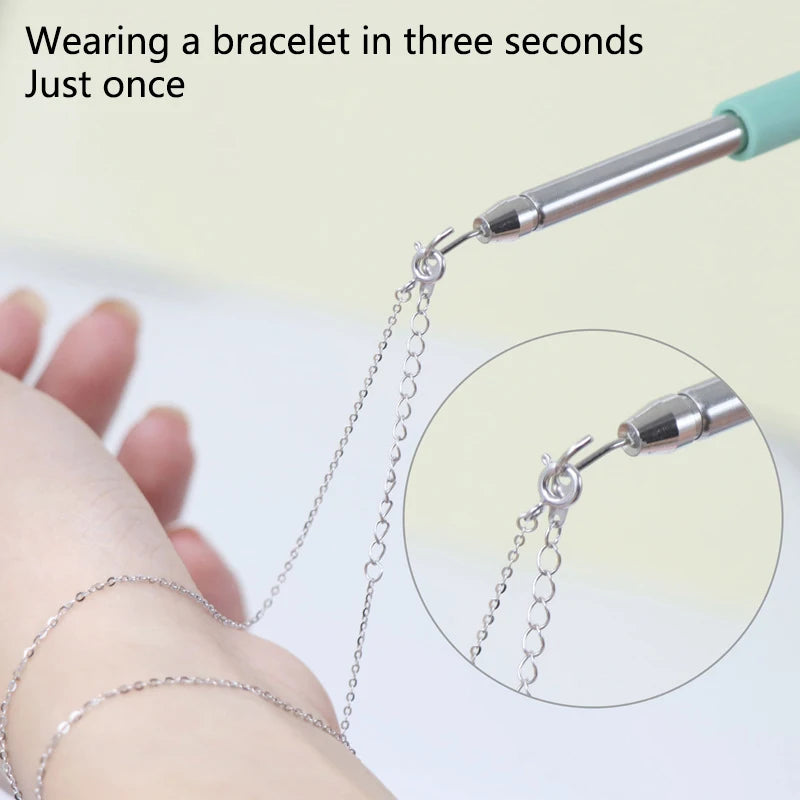 Bracelet Clasp Helper Tool Bracelets Jewelry Wearing Tools Bracelet Fastening Helper Plier Clip Quick Donning