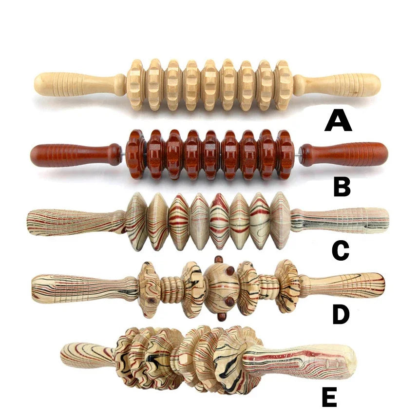 Wood Massage Tools Therapy For Body Contour Maderotherapy Cellulite Body Massager Roller Lymphatic Massage Wooden Massage Tools