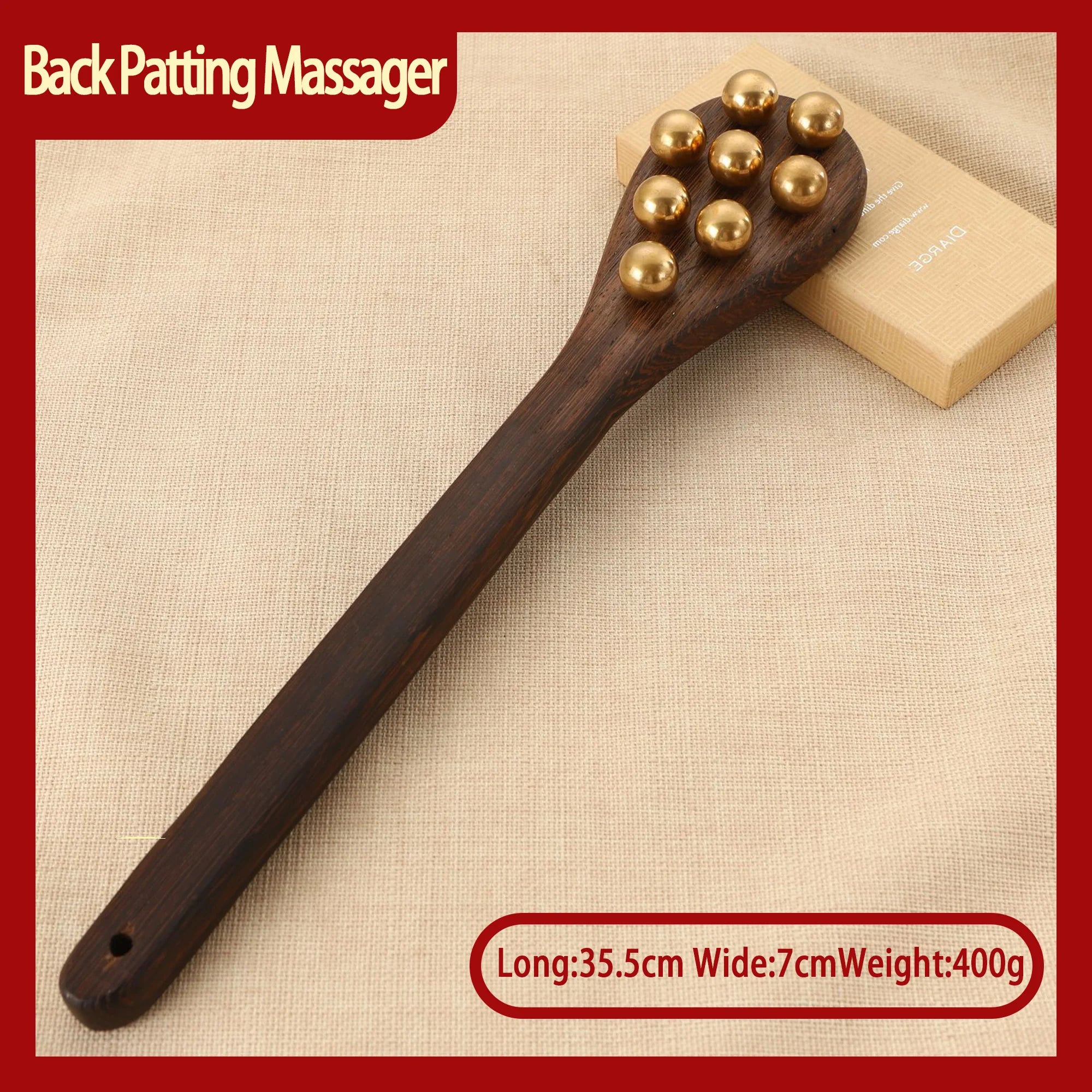 Meridian Therapy Treatment Tools 19-Teeth Scalp Massager Comb  for Skin Scraping and Head Relaxation