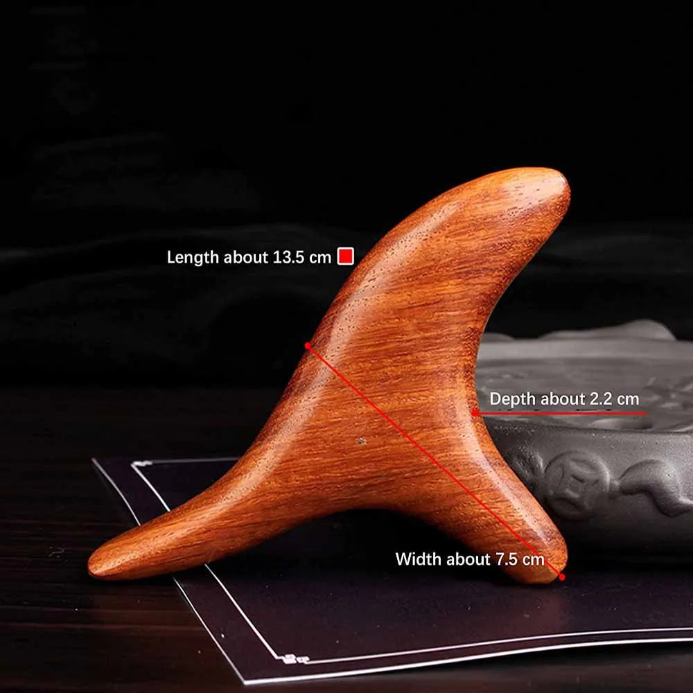 Wood Trigger Point Massage Tools,Professional Gua Sha Lymphatic Drainage Tools,Wood Therapy Massage for Whole-Body Relieve Pain