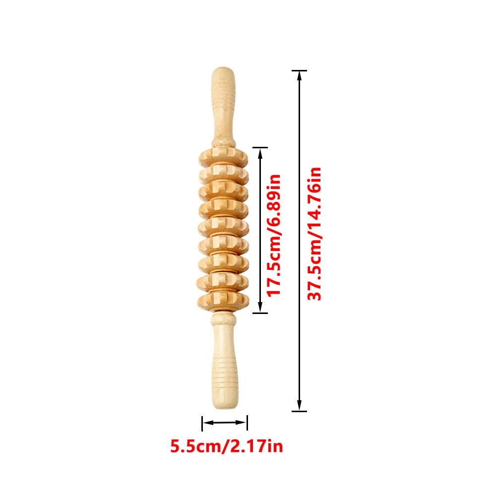 Wood Therapy Massage Gua Sha Tools Lymphatic Drainage Massager Body Sculpting Tools for Maderoterapia Colombiana,Anti-Cellulite
