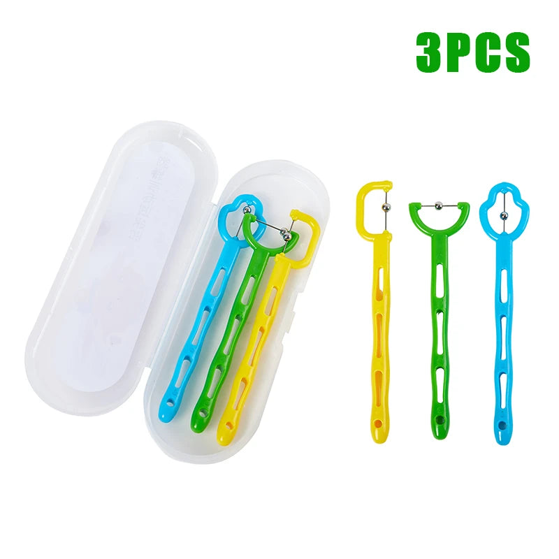3/4PCS Kids Tongue Tip Lateralization Elevation Tool Tongue Tip Exercise Oral Muscle Training Autism Speech Therapy Talk Tool