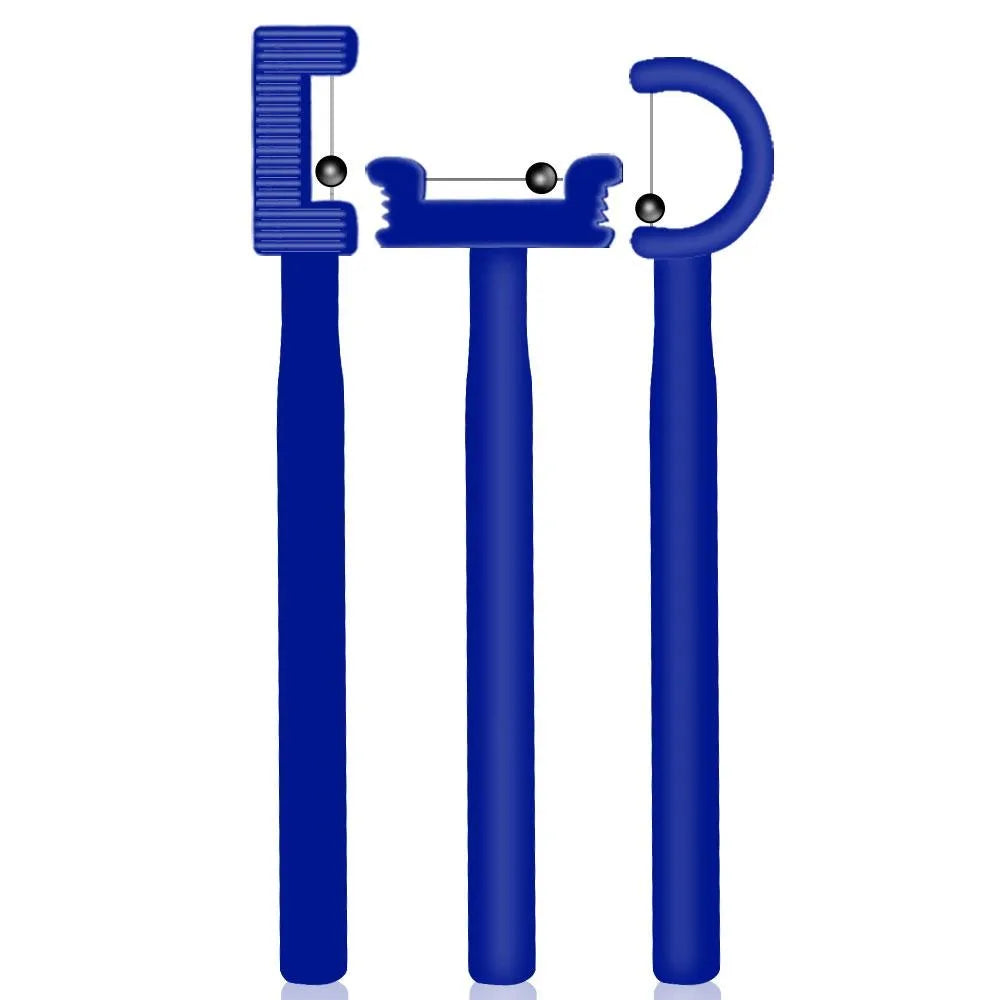 3pcs Tongue Tip Lateralization Elevation Tools Tongue Tip Exercise Oral Muscle Training Autism Speech Therapy Talk Tool