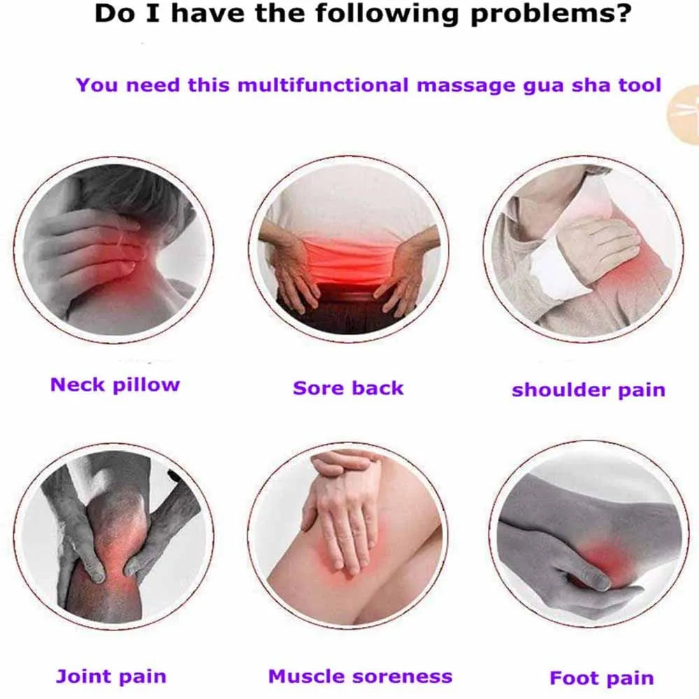 Wood Trigger Point Massage Tools,Professional Gua Sha Lymphatic Drainage Tools,Wood Therapy Massage for Whole-Body Relieve Pain