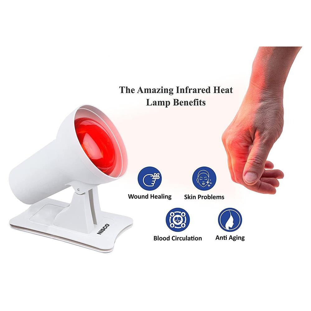 Infrared Light Heat Lamp for Therapy - 100W